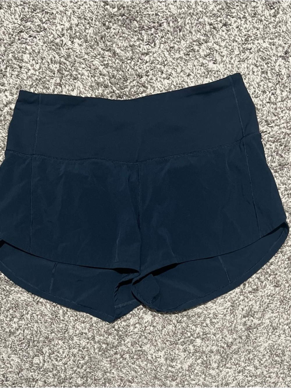 Lululemon Speed Up High-Rise Lined Short 2.5" in True Navy